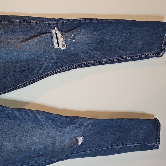 Levi's 512 34x30 Distressed Style Straight Leg Jeans - Picture 3 of 8